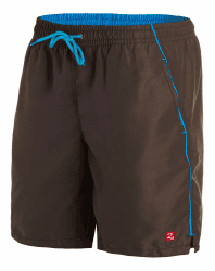 Zagano Badehose Herren Badeshorts Herren Männer Schwimmhose Boardshorts Sporthose kurz, Badehose Herren lang S-6XL, Hergestellt in der EU S Titanium