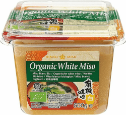 Hikari Miso Organic White Miso, Weißes Bio Miso aus Japan, Bio Miso-Paste weiß, 500 g 500 g (1er Pack)