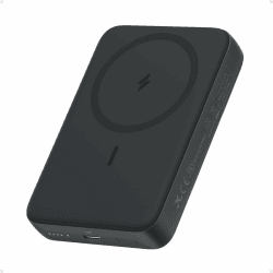 Anker Magnetische Powerbank, kompaktes 10.000mAh Ladegerät mit 30W Max. Schnellladen, kabellos und portabel, hautfreundlicher und robuster Akku, für iPhone 16/15/14 Serie, AirPods und mehr Schwarz