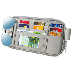 Da by sonnenblenden Organizer，sonnenblenden Organizer，Car Sun Visor Organizer,Auto Sonnenblende Organizer，car Sun Visor Organizer，Grau Grau 1 Stück (1er Pack)
