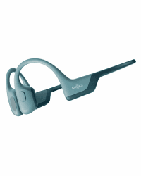 SHOKZ OpenRun Pro Knochenschall Kopfhörer, Open-Ear Bluetooth Kopfhörer mit Noise-Cancelling Mikrofon, IP55 wasserdichte kabellose Ohrhörer zum Laufen, 10 Std Spielzeit, mit Sport-Stirnband, Blau Standard Cooldown Blue