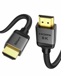 Silkland 10K 8K HDMI 2.1 Kabel 15m, HDMI Kabel 4K@144Hz/120Hz 8K@60Hz,eARC, HDR10, Dolby Atmos, 48Gbps, HDCP 2.2&2.3 für HDTV/Soundbar/PS5/Blu-ray/Switch/Beamer/Laptop/Display/TV Box/PC