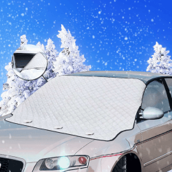 Frontscheibenabdeckung, Frontscheibe Abdeckung Winterschutz Faltbar, Scheibenabdeckung, mit Magnet, Windschutzscheibe gegen Schnee, EIS, Frost, Staub, Sonne solar ultraviolett