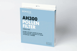 BONECO Pollenfilter AH300 - für H300/H400 mit hocheffizientem Partikelfilter - reduziert Feinstaub und entfernt Bakterien aus der Luft, Weiß