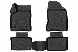 Element Gummimatten Set für OPEL Mokka/Mokka (X) 2012-2019 | 100% passgenaue Auto Fußmatten, robuste Universal Fußmatte Auto, Gummimatten Auto, Auto Fussmatten Gummi, Auto Gummimatten
