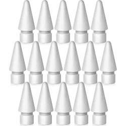 16 Stück Spitzen für Apple Pencil Spitze, Hochempfindliche Ersatzspitzen Spitze für Apple Pencil Pro/ 2. Generation/ 1. Gen/USB C, Apple Pen Spitze für iPad Pencil 16 Stück Weiß