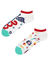 Dedoles Socken Unisex Damen Herren & Kinder Baumwolle viele lustige Designs Fussball Fahrrad Pferde Pflanzen Feuerwehr Geschenk links rechts verschieden 35-38 Gesundheit Knöchelsocken