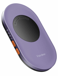 VAYDEER Ultradünner Maus-Mover mit einstellbarem Lauf-Timer, unsichtbarer und geräuschloser Jiggler simuliert realistische Bewegung, treiberfreier Shaker für aktiven und sicheren PC (Hellviolett) Lila