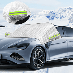 frontscheibenabdeckung Winter,scheibenabdeckung Auto Winter,Windschutzscheibe Abdeckung,Scheibenabdeckung Abdeckung, Frost, Schnee, EIS, Sonne, Staub, Winterschutz Faltbare