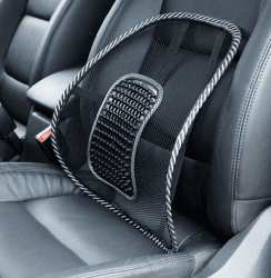 Big Ant Lordosenstütze Mesh, Atmungsaktive Rückenstütze mit Massageperlen Lendenkissen für Auto und Büro, Lendenkissen Rückenstütze Taille，Lendenwirbelstütze für Autositz, Bürostuhl, Rollstuhl Medium