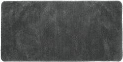 Sealskin Angora Badematte 70x140 cm Polyester Dunkelgrau 140x70 cm Grau