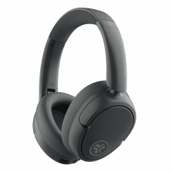 JLab JBuds LUX ANC Smart Noise Cancelling Kopfhörer - Over Ear Kopfhörer Bluetooth kabellos mit Mikrofon und aktiver Geräuschunterdrückung, 70+ Std. Spielzeit, Faltbare Bluetooth Kopfhörer, Graphit