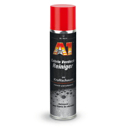 DR. WACK A1 Cabrio Verdeck-Reiniger 400 ml - Reinigungssspray mit effektiver Schaumformel - Intensive & schonende Reinigung - für alle Cabrio-Verdeckarten geeignet - Hochwertige Autopflege Verdeck-Reiniger (400 ml)