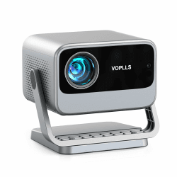 Smart Beamer【Netflix Official & Dolby Audio】 VOPLLS Autofokus/Trapezkorrektur 28000 Lumen Beamer 4K Unterstützt, WiFi6 Bluetooth Full HD 1080P Video Beamer Heimkino/Outdoor Projektor für Handy/Laptop C_28000L-Smart Beamer