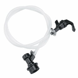 Picknick Bierhahn, 100cm Bierschlauch Party Hahn Kugelverschluss Bierfaß Bierzapfhahn Bierzapfanlage Fass Liquid Wasserhahn Trenner Bierlinie Ball Lock Disconnect Leicht Tragbar Kunststoff Bierleitung
