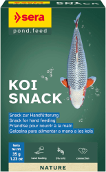sera Koi Snack Nature 20 St (35 g) - Koifutter - der Snack zur Fütterung aus der Hand