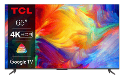TCL 65P739 65 Zoll Fernseher, 4K HDR, Ultra HD, Smart TV Powered by Google TV, Rahmenloses Design (Dolby Vision & Atmos, Freihändige Sprachsteuerung, Kompatibel mit Google Assistant & Alexa) UHD Google TV(P73) Single 65 Zoll