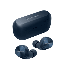 Technics EAH-AZ60M2EA Kabellose Ohrhörer mit Noise Cancelling, Multipoint Bluetooth 3 Geräte, In-Ear-Kopfhörer, Kabelloses Laden, Mitternachtsblau Mitternachtsblau EAH-AZ60M2