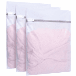 BAGAIL Mesh Wäschesäcke für Waschmaschine Wäschenetz Wäschetasche Wäschebeutel Laundry Bag für Empfindliches, Bluse, Schuhe, BH, Unterwäsche, Babykleidung, Wash Bag 3 Set - 3S Weißes Netz