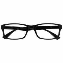 Die Lesebrille Unternehmen Schwarz Leser Designer Stil Herren Frauen UVR092BK +2,00 +2,00 Dioptrien Schwarz