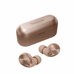 Technics EAH-AZ40M2EN Kabellose Ohrhörer mit Noise Cancelling, Multipoint Bluetooth 3 Geräte, Bequemer In-Ear-Kopfhörer mit Integriertem Mikrofon, Roségold Roségold AZ40M2 - mit Geräuschunterdrückung