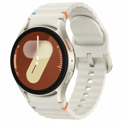 Samsung Galaxy Watch7 Smartwatch, Fitness-Uhr, Fitness Tracker und Aktivitätstracker, 40 mm, LTE, Cream, Inkl. 36 Monate Herstellergarantie Cream 40mm Gehäuse LTE S/M - für 130-180mm Umfang