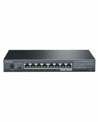 BrosTrend 8X 2,5-Gigabit Ports LAN Switch 2,5 Gbit/s Ethernet Netzwerk Switch (VLAN/Statisch Link-Aggregation, Unmanaged Lüfterlos, Desktop/Wandmontage Plug & Play, Lifetime-Schutz) LAN Hub Splitter