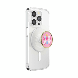 PopSockets: PopGrip Round für MagSafe - Inklusive Adapterring für MagSafe - Ausziehbarer Sockel und Griff mit einem Austauschbarem Top für Smartphones und Hüllen - Staffordshire Furries MagSafe Staffordshire