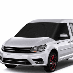 CICMOD Scheibenabdeckung Transporter Frontscheiben Set Anti Frost Ice Staub Fensterfront Abdeckung Sonnenschutz für V-W Caddy Wohnmobil Vans Auto 600D for Caddy