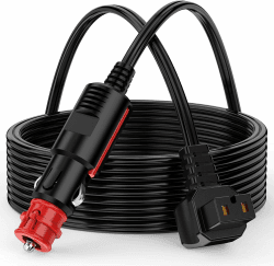 12V KFZ Kühlbox Kabel Verlängerungskabel für Autokühlschrank Kühlbox Kompressor Alpicool,Dometic, Waeco CF CDF, ARB, ICECO, Setpower,3M Auto Kühlschrank Netzteil Kabel DC 12V Ersatzkabel Kühlbox Kable