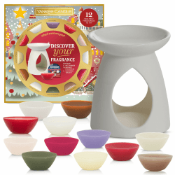 Yankee Candle Geschenkset | 12 duftende Wax Melts, 1 Wax Melt Wärmer & 1 geruchloses Teelicht | Perfekte Weihnachtsgeschenke für Frauen Wax Melt Set
