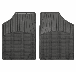 CarFashion Allwetter Schalenmatte B2, Auto Fussmatten Set in schwarz, 2-teilig, ohne Mattenhalter für