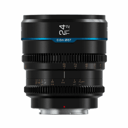 SIRUI Night Walker 24mm T1.2 Cine Objektiv Objektive Lens Lenses, große Blende, manueller Fokus(Modell MS24E-B, E-Mount, Schwarz) 24mm Schwarz