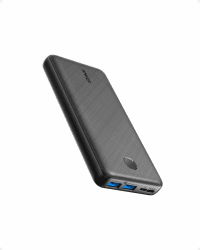 Anker portables Ladegerät, 325 Power Bank (PowerCore Essential 20K), 20.000mAh Akkupack mit PowerIQ-Technologie, USB-C-Eingang und -Ausgang für iPhone 15 Modelle, Galaxy S23, AirPods, und mehr USB-C Input&Output