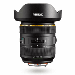 HD PENTAX-DA* 11-18 mmF2.8ED DC AW Ultraweitwinkel-Zoomobjektiv 17-27,5 mm (entspricht 35 mm-Format) Wetterbeständig (All Weather, AW) Extra scharfe, kontrastreiche Bilder Frei von Streulicht 11-18mm