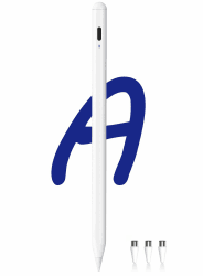 Tablet Stift für Android Magnetic POM Feder Touchscreen Stift Type-C Stylus Pen Kompatibel mit Samsung/Huawei//Lenovo/Mi/Vivo und Anderen Android Smartphone und Tablet Geräten (Weiß) 15A-Weiß