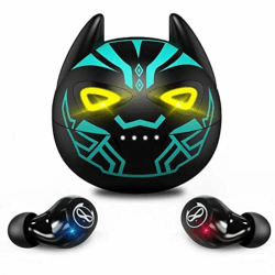 AMAFACE Gaming Bluetooth Kopfhörer, Kabellos in Ear Kopfhörer Bluetooth 5.1 Wireless Earbuds mit Stereoklang,32H Spielzeit in-Ear Ohrhörer Dual-Mikrofon wasserdichter IPX5-Touch-Steuerung mit Cool LED AMAFACE-B87