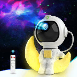 Kaishengyuan Sternenhimmel Projektor Kinder, Galaxy Projector LED Astronaut Sternenprojektor Nachtlicht mit Timer und Fernbedienung, Raumdekoration,Weihnachten,Geburtstag,Party (K960)