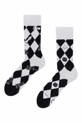 Dedoles Socken Unisex Damen Herren & Kinder Baumwolle viele lustige Designs Fussball Fahrrad Pferde Pflanzen Feuerwehr Geschenk links rechts verschieden 39-42 Schach und Dame