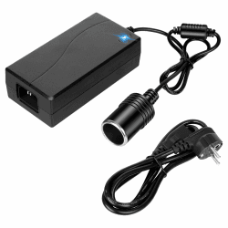 Libershine KFZ Netzadapter, Spannungswandler AC auf DC, 230V auf 12V, 5A 60W Wechselrichter Adapter für Auto-Staubsauger, Reifenfüller, Kühlschränke