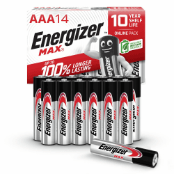 Energizer Max AAA-Batterien, Alkaline, 14er-Pack Amazon Exklusiv AAA 14 Stück