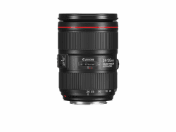 Canon EF 24-105mm F4L is II USM Objektiv (77mm Filtergewinde) schwarz Single