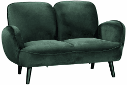 Atlantic Home Collection BEN, 2-Sitzer Sofa, Samt, grün 2) 2-Sitzer 2) Grün