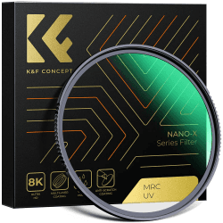 K&F Concept Nano X-Serie UV Filter 40.5mm Schott-Glas B270 28 Schichten MC Super Slim Schutzfilter Ultraviolett-Filter