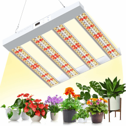 LED Grow Lampe SPF1200 PRO LED Vollspektrum Pflanzenlampemit 660 LED, 120W Abdeckung 60x60cm Grow Light mitBlütendimmer, Timer, Wachstumslampe fur Growzelt Zimmerpflanzen GemÃüse Blume