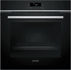 Siemens HB572ABS3, iQ300, Einbau-Backofen 60 x 60 cm, Air Fry, activeClean Pyrolyse Selbstreinung, LED-Touchbedienung, 3D Heißluft, Schnellaufheizung, cookControl10 Automatikprogramme, Edelstahl