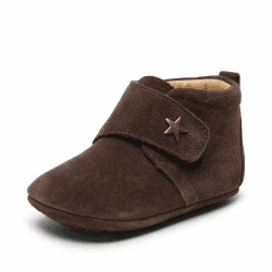 Bisgaard Unisex Baby Star Hausschuhe 20 EU Dunkelbraun