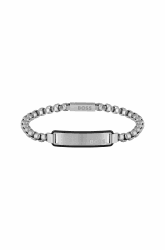 BOSS Jewelry Gliederarmband für Herren Kollektion Silver