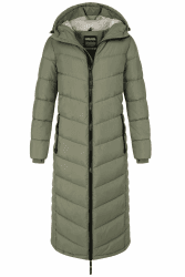 Sublevel Damen Mantel Winterjacke warme Jacke Outdoorjacke mit Kapuze sportlicher Damen Mädchen Parka S M L XL XXL 3XL Langer Mantel Dustyolive
