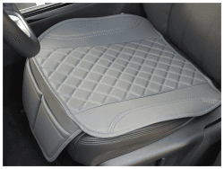 BREMER SITZBEZÜGE Sitzauflage Kunstleder Textilleder kompatibel mit Renault Clio 5 Sitzkissen in Kunstleder Grau OT409 OT409 Grau